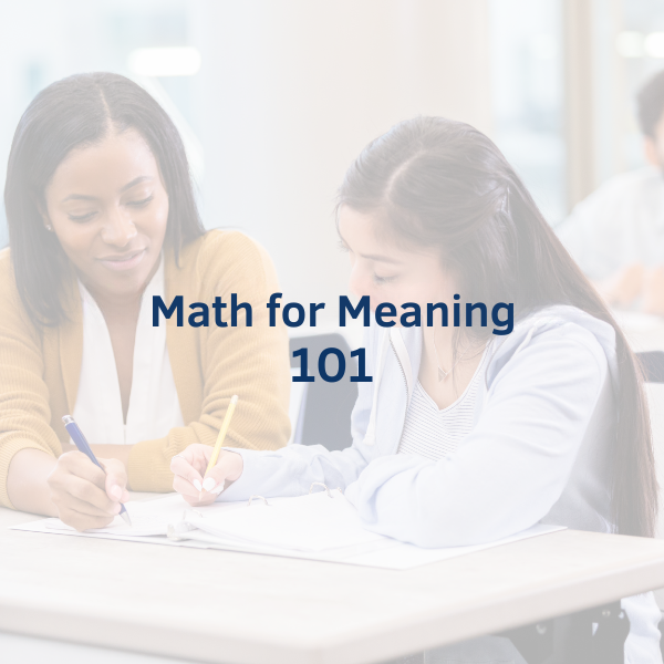 Math for Meaning